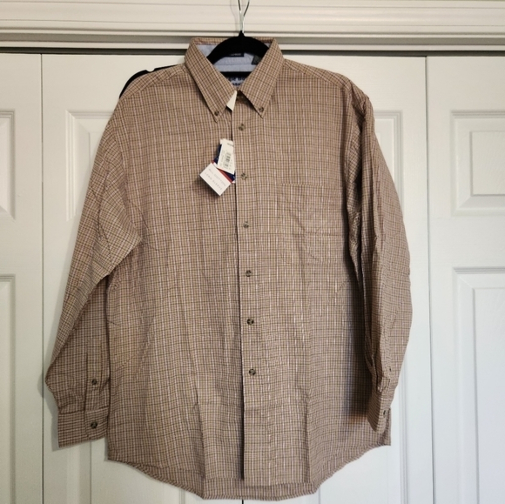 NWT Bugle Boy Men's Plaid Shirt MEDIUM